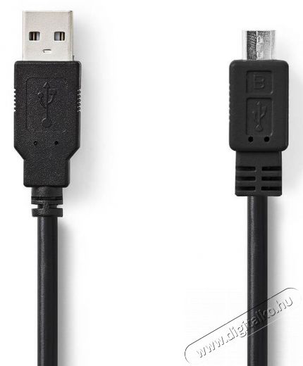Nedis CCGT60500BK10 USB kábel Iroda és számítástechnika - Számítógép tartozék - USB kábel - 366443