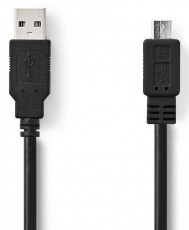 Nedis CCGT60500BK20 USB kábel Iroda és számítástechnika - Számítógép tartozék - USB kábel - 366379