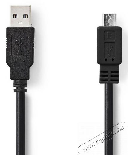 Nedis CCGT60500BK20 USB kábel Iroda és számítástechnika - Számítógép tartozék - USB kábel - 366379