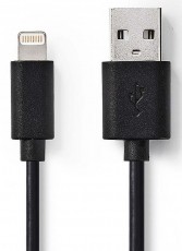 Nedis CCGW39300BK10 szinkronizáló és töltőkábel Mobil / Kommunikáció / Smart - Mobiltelefon kiegészítő / tok - Kábel / átalakító - 366212