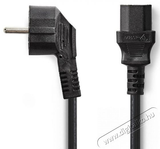 Nedis CEGP10000BK50 tápkábel - 5 méter Iroda és számítástechnika - Számítógép tartozék - Táp kábel - 366228