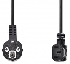 Nedis CEGP10020BK20 tápkábel - 2 méter Iroda és számítástechnika - Számítógép tartozék - Táp kábel - 366297