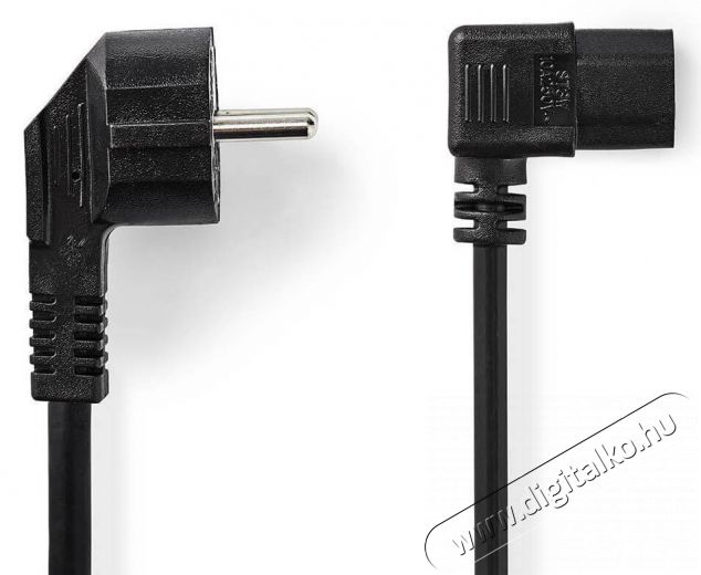 Nedis CEGP10020BK20 tápkábel - 2 méter Iroda és számítástechnika - Számítógép tartozék - Táp kábel - 366297