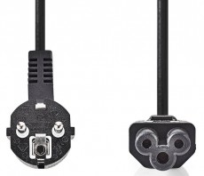 Nedis CEGP10100BK20 tápkábel - 2 méter Iroda és számítástechnika - Számítógép tartozék - Táp kábel - 366299