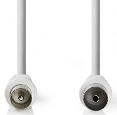 Nedis CSGP40000WT50 koaxiális kábel 90 dB - 5 méter Tv kiegészítők - Kábel / csatlakozó - Koax antenna kábel - 366180