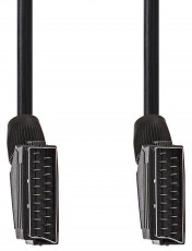 Nedis CVGT31000BK15 SCART kábel - 1.5 méter Tv kiegészítők - Kábel / csatlakozó - Scart-Scart kábel - 366209