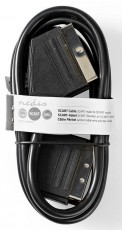 Nedis CVGT31000BK15 SCART kábel - 1.5 méter Tv kiegészítők - Kábel / csatlakozó - Scart-Scart kábel - 366209