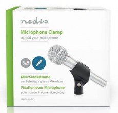 Nedis MPCL20BK mikrofontartó Fotó-Videó kiegészítők - Mikrofon kiegészítő - Mikrofon fogó - 366343