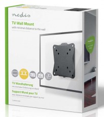 Nedis TVWM1010BK fix falitartó - fekete Tv kiegészítők - Fali tartó / konzol - Fali tv tartó - 366319