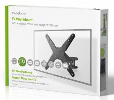 Nedis TVWM2732BK televízióhoz vagy monitorhoz fali konzol Tv kiegészítők - Fali tartó / konzol - Fali tv tartó - 366383