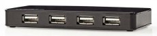 Nedis UHUBU2430BK USB elosztó Iroda és számítástechnika - Notebook kiegészítő - USB hub / elosztó - 366310
