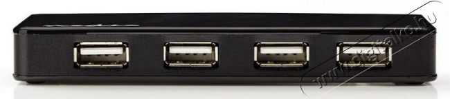 Nedis UHUBU2730BK USB elosztó Iroda és számítástechnika - Notebook kiegészítő - USB hub / elosztó - 366264