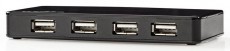 Nedis UHUBU2730BK USB elosztó Iroda és számítástechnika - Notebook kiegészítő - USB hub / elosztó - 366264
