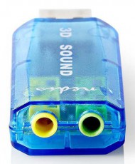 Nedis USCR10051BU USB hangkártya Iroda és számítástechnika - Számítógép tartozék - Hangkártya - 366308
