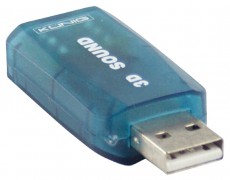 Nedis USCR10051BU USB hangkártya Iroda és számítástechnika - Számítógép tartozék - Hangkártya - 366308