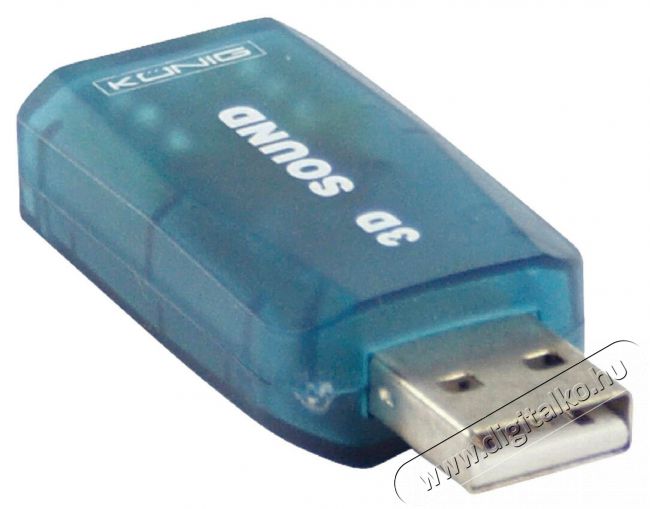 Nedis USCR10051BU USB hangkártya Iroda és számítástechnika - Számítógép tartozék - Hangkártya - 366308