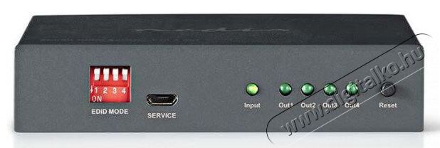 Nedis VSPL3404AT HDMI elosztó Tv kiegészítők - Kábel / csatlakozó - Csatlakozó / elosztó / átalakító - 366440