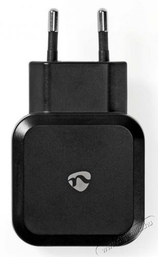 Nedis WCHAU484ABK hálózati töltő 2 USB porttal - fekete Mobil / Kommunikáció / Smart - Mobiltelefon kiegészítő / tok - Hálózati-, autós töltő - 366363