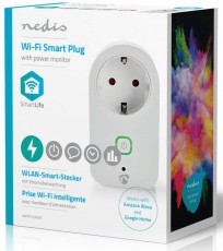 Nedis WIFIP120FWT WIFI okoskonnektor Háztartás / Otthon / Kültér - Okos otthon - Okos konnektor - 366367
