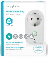 Nedis WIFIP120FWT WIFI okoskonnektor Háztartás / Otthon / Kültér - Okos otthon - Okos konnektor - 366367