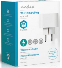 Nedis WIFIP130FWT okoskonnektor Háztartás / Otthon / Kültér - Okos otthon - Okos konnektor - 366438