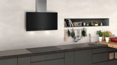 NEFF D95FHP1S0 Falra szerelhető páraelszívó, 90 cm, Tiszta üveg fekete nyomással Konyhai termékek - Páraelszívó - Kürtős - 347252