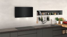 NEFF D95FHP1S0 Falra szerelhető páraelszívó, 90 cm, Tiszta üveg fekete nyomással Konyhai termékek - Páraelszívó - Kürtős - 347252