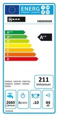 NEFF S483M50S0E Slimline beépíthető mosogatógép Konyhai termékek - Mosogatógép - Keskeny (45cm-ig) beépíthető mosogatógép - 327034