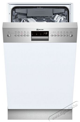 NEFF S483M50S0E Slimline beépíthető mosogatógép Konyhai termékek - Mosogatógép - Keskeny (45cm-ig) beépíthető mosogatógép - 327034