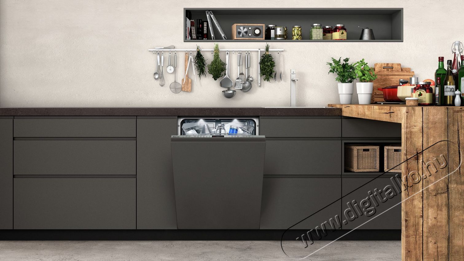 NEFF S727P82D6E beépíthető mosogatógép Konyhai termékek - Mosogatógép - Normál (60cm) beépíthető mosogatógép - 345310
