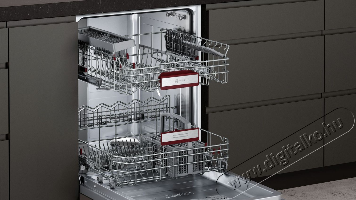 NEFF S727P82D6E beépíthető mosogatógép Konyhai termékek - Mosogatógép - Normál (60cm) beépíthető mosogatógép - 345310