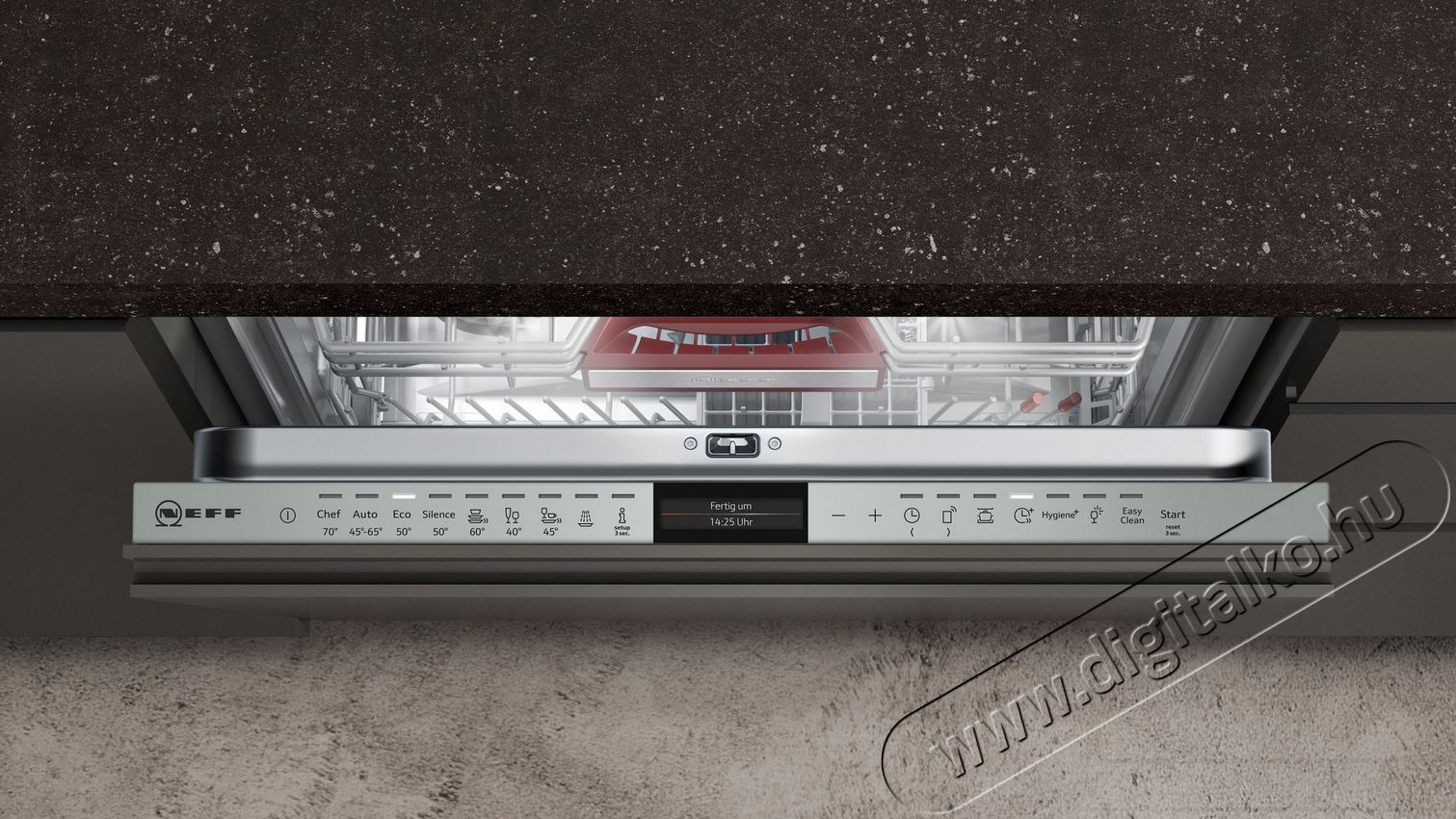 NEFF S727P82D6E beépíthető mosogatógép Konyhai termékek - Mosogatógép - Normál (60cm) beépíthető mosogatógép - 345310