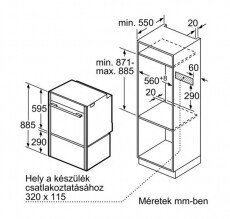 NEFF Z11SZ80X0 SeamlessCombination díszléc 60 + 29cm Konyhai termékek - Sütő-főzőlap, tűzhely (beépíthető) - Kiegészítő - 335597