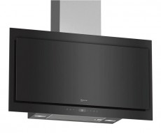 NEFF D95FHP1S0 Falra szerelhető páraelszívó, 90 cm, Tiszta üveg fekete nyomással Konyhai termékek - Páraelszívó - Kürtős - 347252