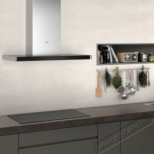 NEFF D95BMP5N0 Falra szerelhető páraelszívó, 90 cm, nemesacél Konyhai termékek - Páraelszívó - Kürtős - 347251