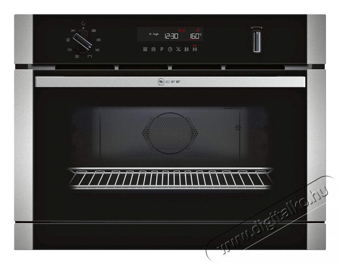 NEFF C1APG64N0 beépíthető mikrohullámú sütő gőzfunkcióval Konyhai termékek - Sütő-főzőlap, tűzhely (beépíthető) - Sütő (beépíthető) - 345309
