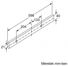 NEFF D46ML54X1, Teleszkópos páraelszívó Konyhai termékek - Páraelszívó - Beépíthető / kihúzható - 370360