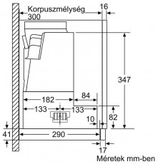 NEFF D46ML54X1, Teleszkópos páraelszívó Konyhai termékek - Páraelszívó - Beépíthető / kihúzható - 370360