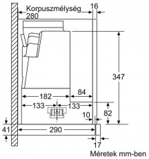 NEFF D46ML54X1, Teleszkópos páraelszívó Konyhai termékek - Páraelszívó - Beépíthető / kihúzható - 370360