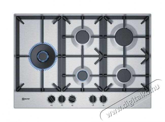 NEFF T27DS79N0 Gáz főzőlap Konyhai termékek - Sütő-főzőlap, tűzhely (beépíthető) - Gázfőzőlap (beépíthető) - 348859