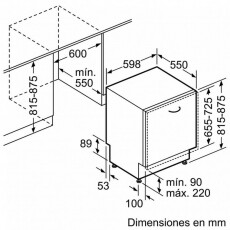 NEFF S513N60X3E mosogatógép Konyhai termékek - Mosogatógép - Normál (60cm) beépíthető mosogatógép - 358617