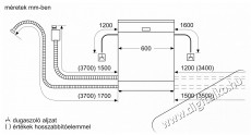 NEFF S175ECX12E Teljesen integrálható mosogatógép - N50 - Home Connect Konyhai termékek - Mosogatógép - Normál (60cm) beépíthető mosogatógép - 370364