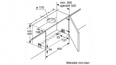 NEFF D49ML54X1 teleszkópos páraelszívó Konyhai termékek - Páraelszívó - Hagyományos - 370361