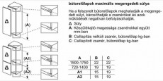 NEFF KI6873FE0 beépíthető alulfagyasztós hűtőszekrény Konyhai termékek - Hűtő, fagyasztó (beépíthető) - Alulfagyasztós kombinált hűtő - 364528