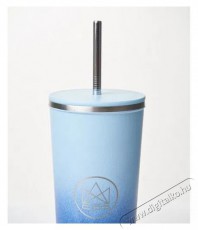 Neon Kactus dizájnos pohár, 710 ml, világoskék/kék, rozsdamentes acél Konyhai termékek - Egyéb / Konyhai kiegészítő - 521809