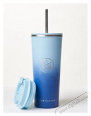 Neon Kactus dizájnos pohár, 710 ml, világoskék/kék, rozsdamentes acél - Konyhai termékek - Egyéb / Konyhai kiegészítő - 521809