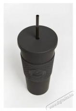 Neon Kactus ivópohár szívószállal, 625 ml, fekete - Konyhai termékek - Egyéb / Konyhai kiegészítő - 521810