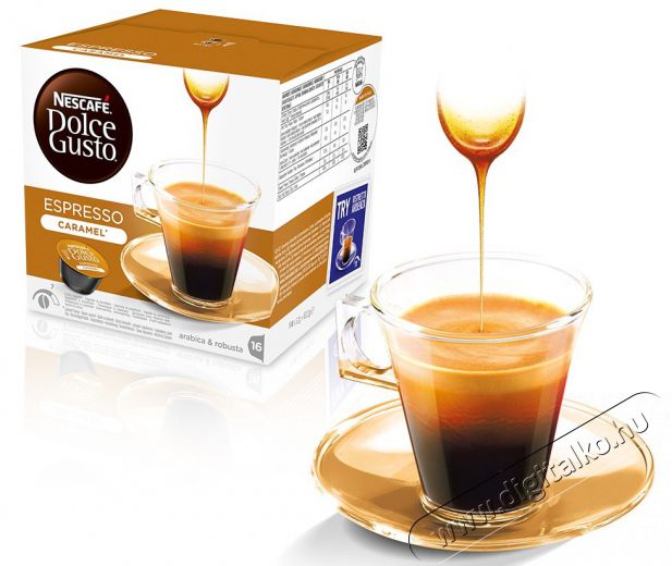 Nescafe Espresso Caramel Dolce Gusto kávékapszula Konyhai termékek - Kávéfőző / kávéörlő / kiegészítő - Kávé kapszula / pod / szemes / őrölt kávé - 301063