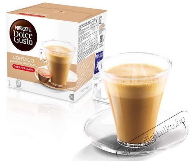 Nescafe Cortado Decaff Dolce Gusto kávékapszula Konyhai termékek - Kávéfőző / kávéörlő / kiegészítő - Kávé kapszula / pod / szemes / őrölt kávé - 301073