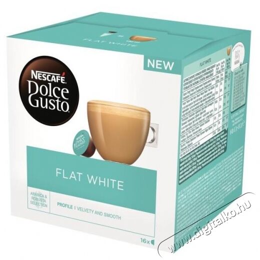 Nescafe Flat White Dolce Gusto Kapszula Konyhai termékek - Kávéfőző / kávéörlő / kiegészítő - Kávé kapszula / pod / szemes / őrölt kávé - 355134